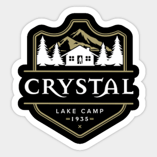 Friday The 13th Crystal Lake Camp Sticker